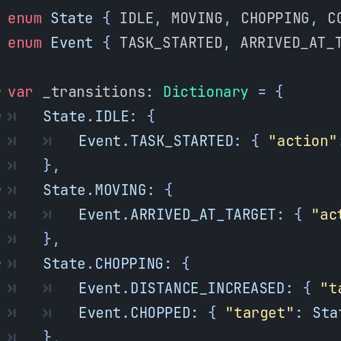 Improving the Finite State Machine